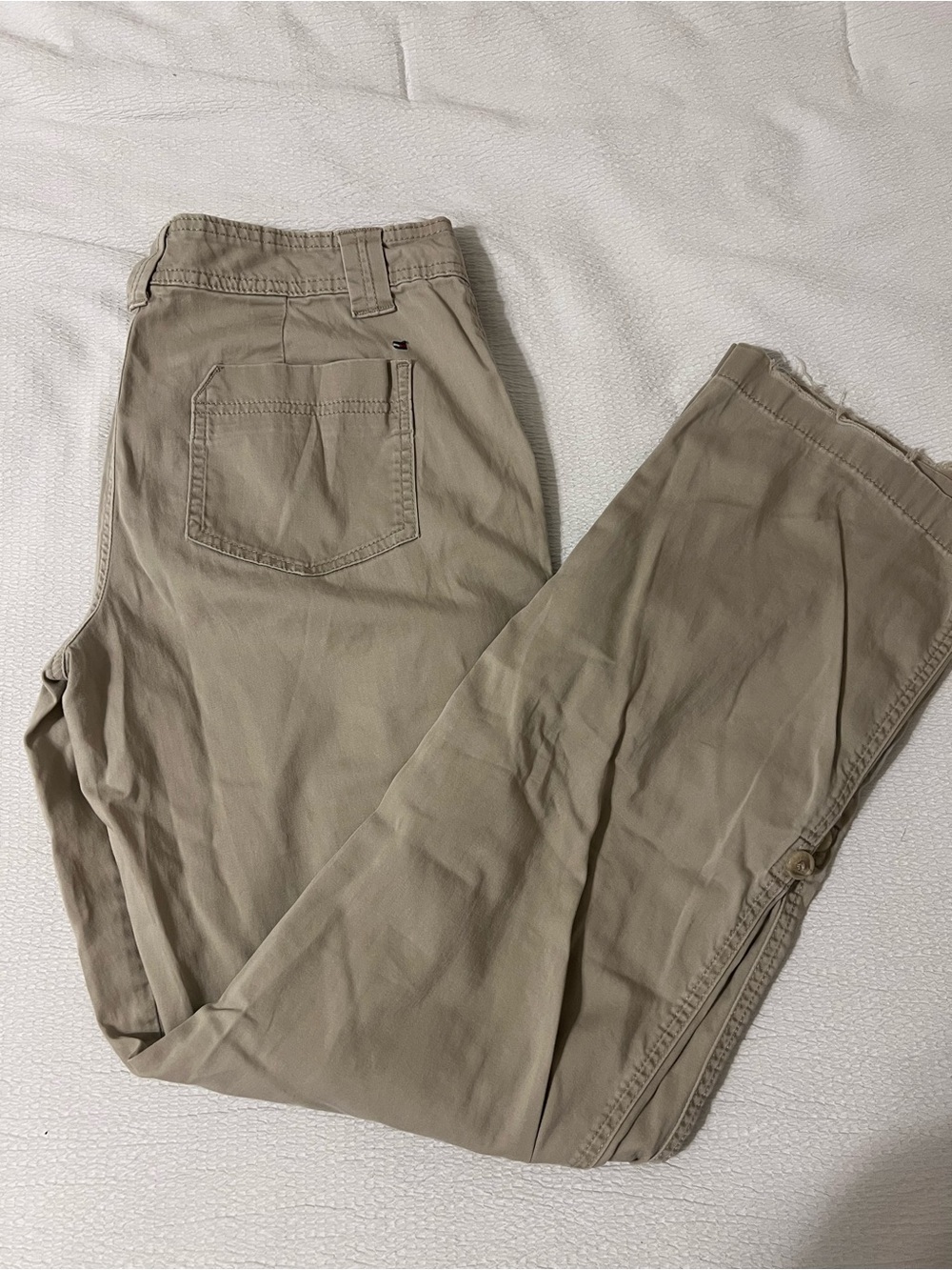 Tommy Hilfiger Khaki Cotton Chinos - Light Tan